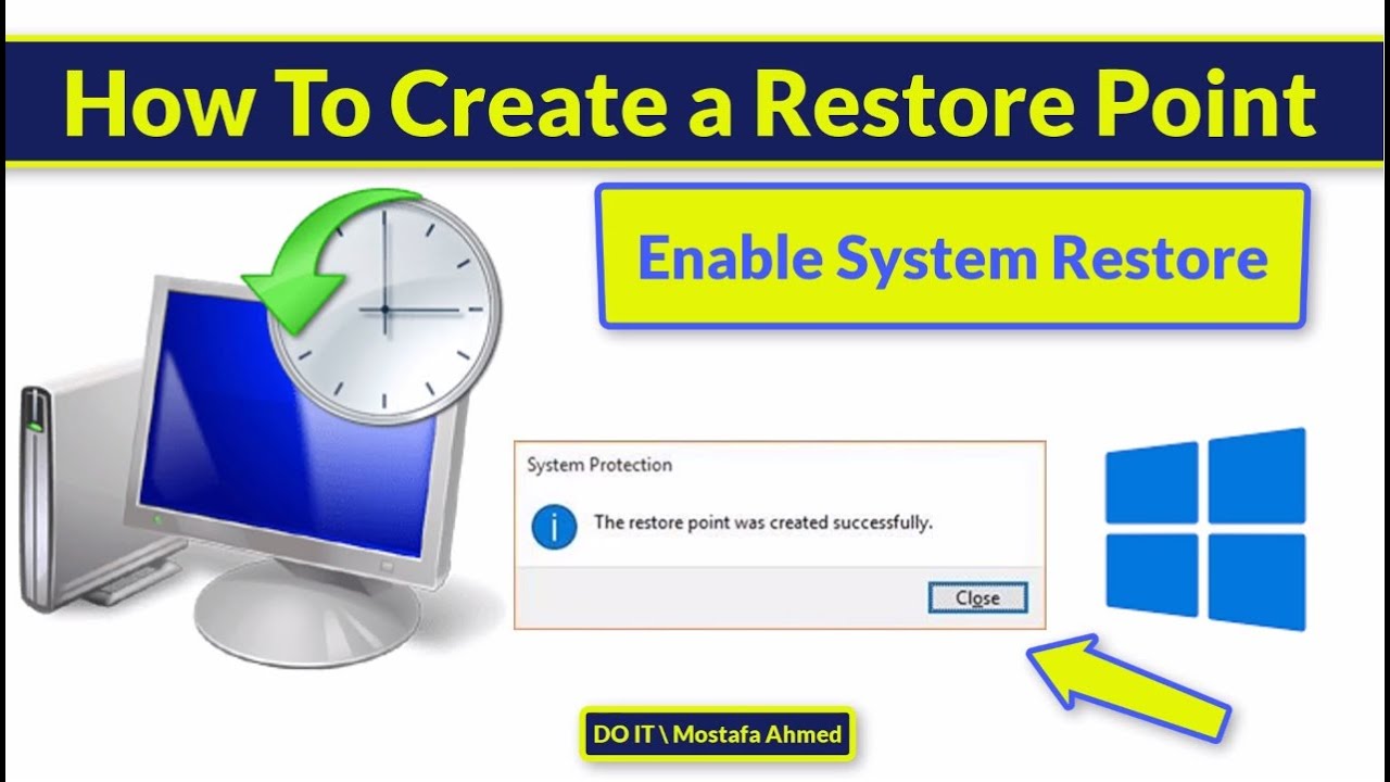 Cara mengaktifkan restore point windows 10