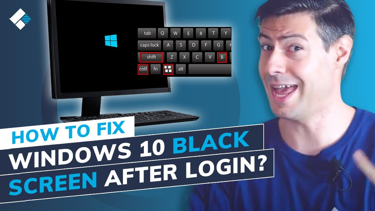 Cara mengatasi laptop black screen windows 10