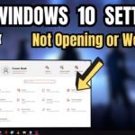 Cara mengatasi setting tidak bisa dibuka di windows 10