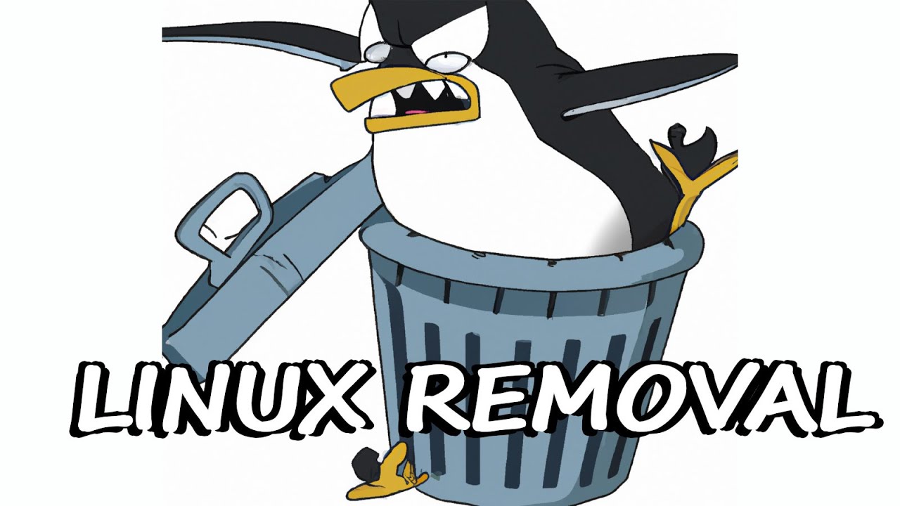 Cara menghapus linux dan menginstal windows