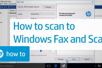 Scan fax windows hp scanning