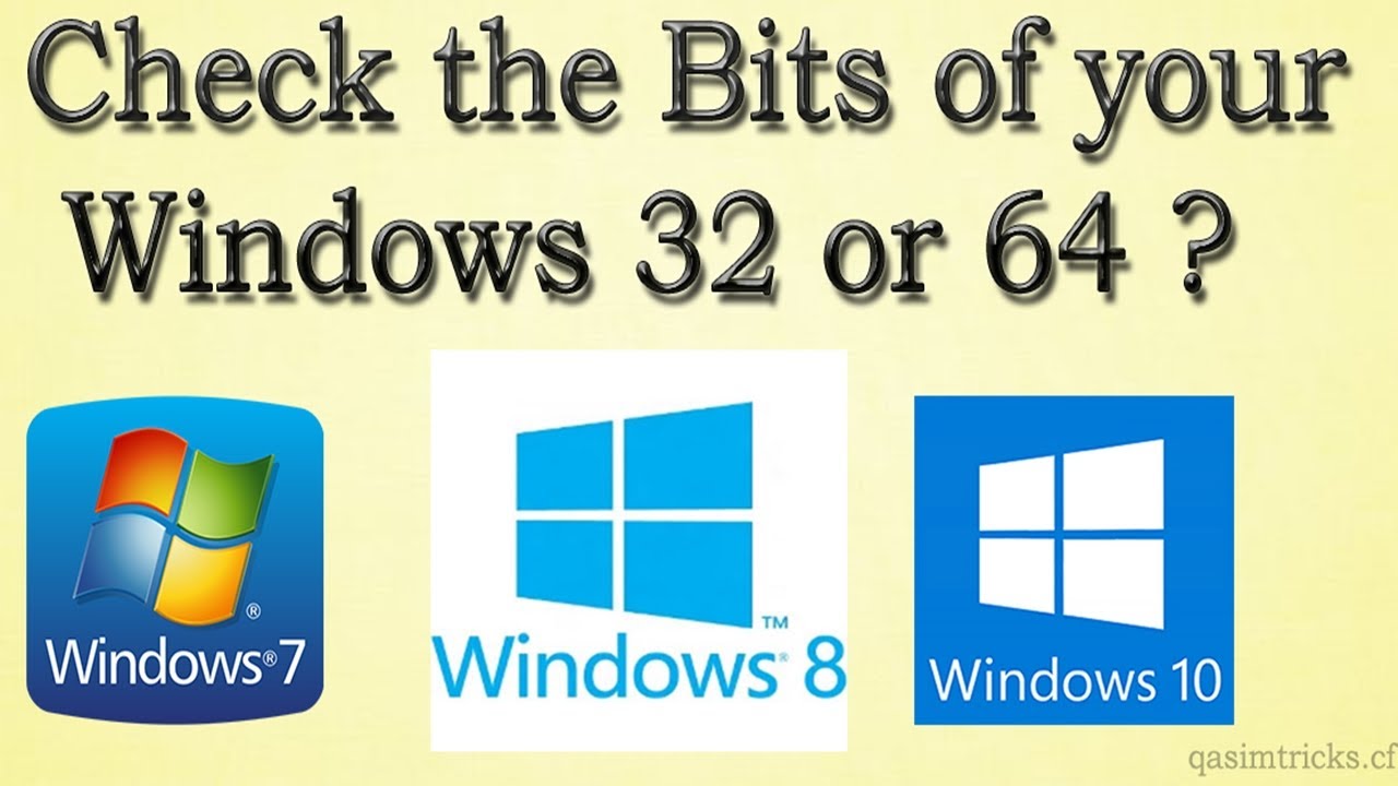 Cara cek windows berapa bit