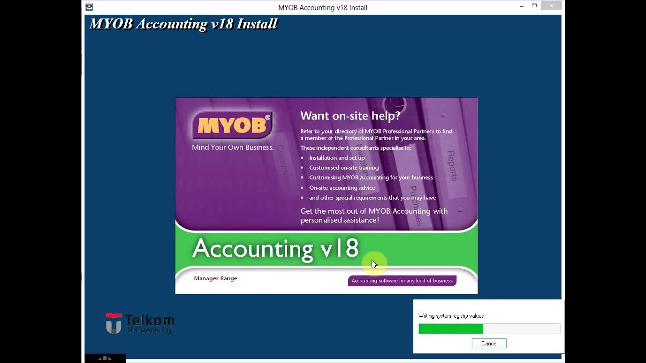 Cara menginstal myob versi 18 di windows 7