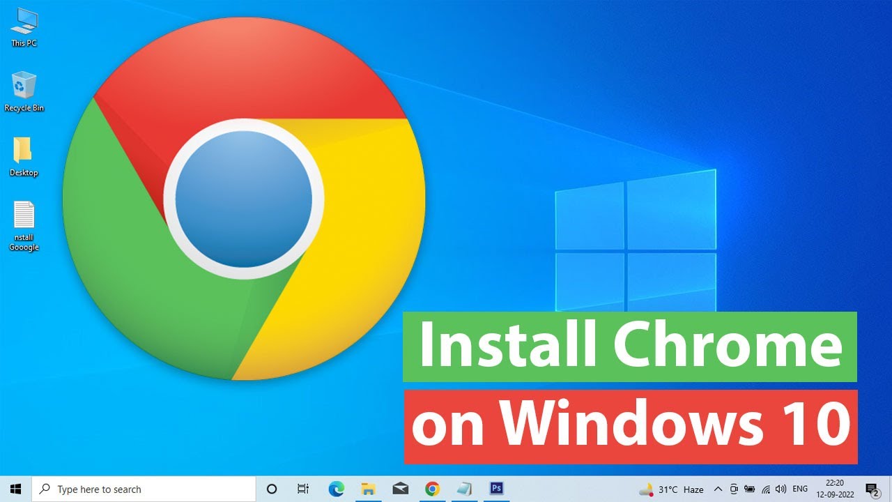 Cara menginstal google chrome di windows 10