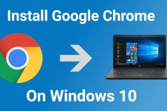 Cara menginstal google chrome di windows 10