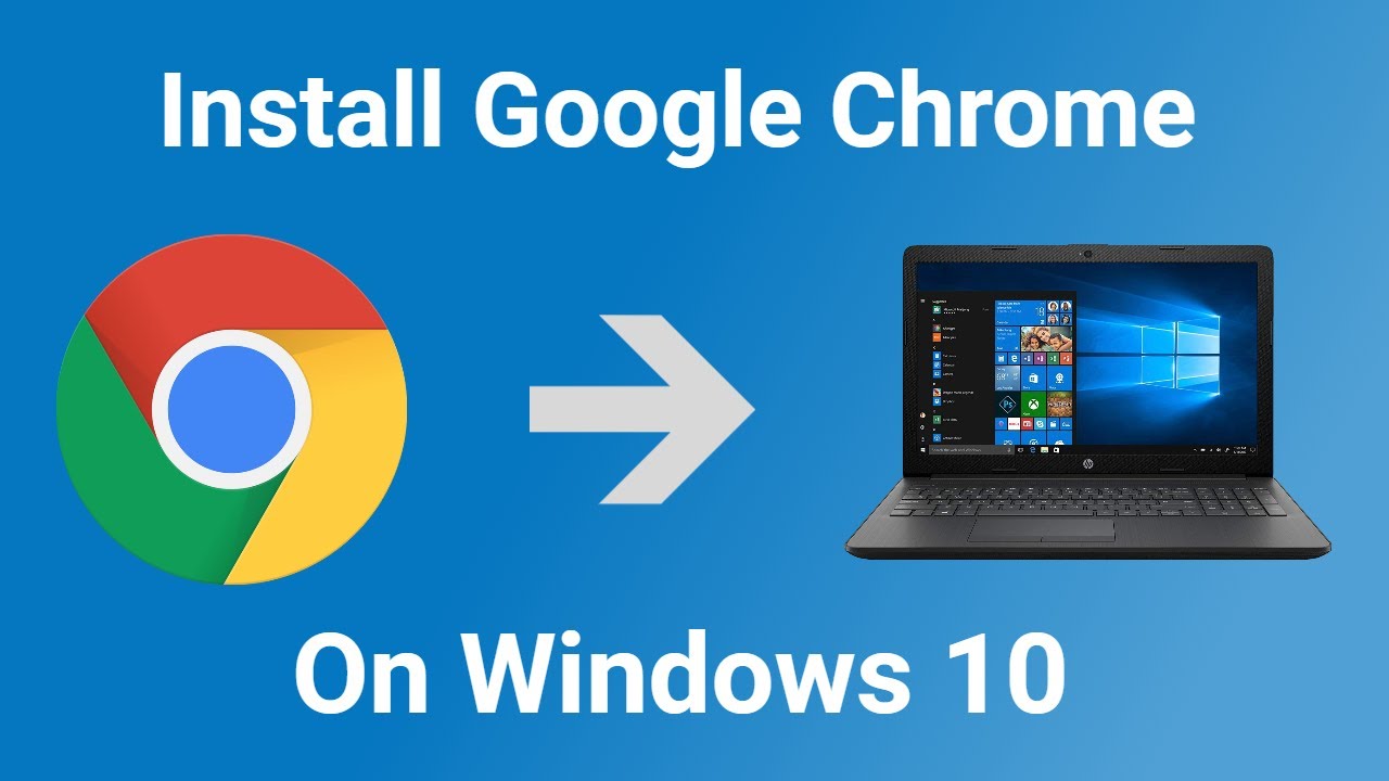 Cara menginstal google chrome di windows 10