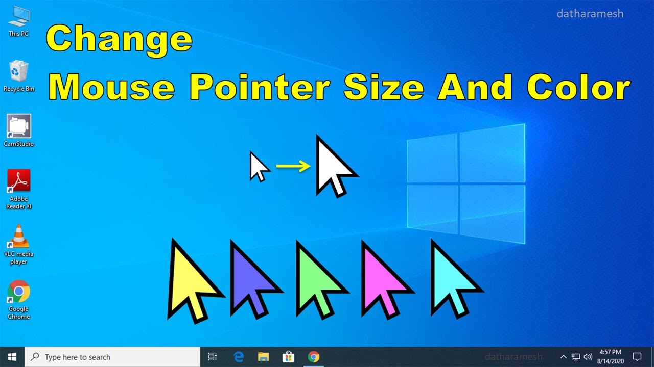 Cara mengubah pointer mouse di windows 10