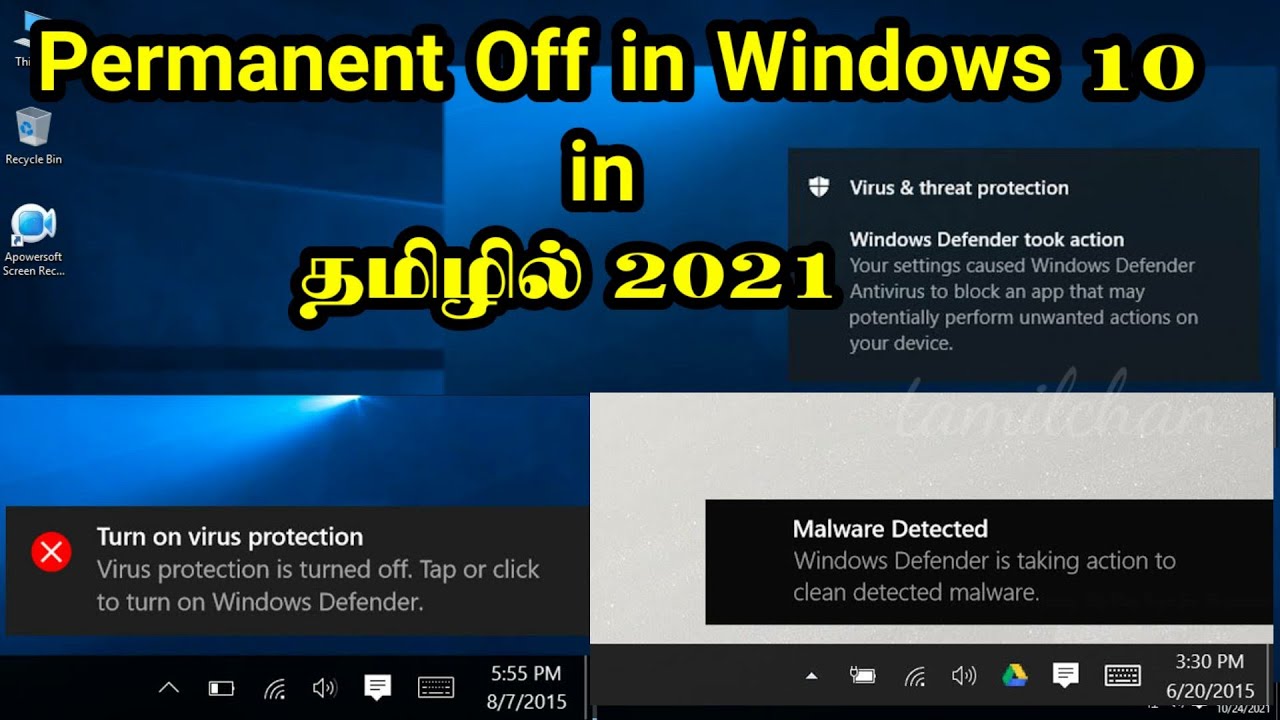 Cara menonaktifkan real time protection windows 10 permanen