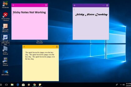 Cara agar sticky notes tidak hilang windows 10