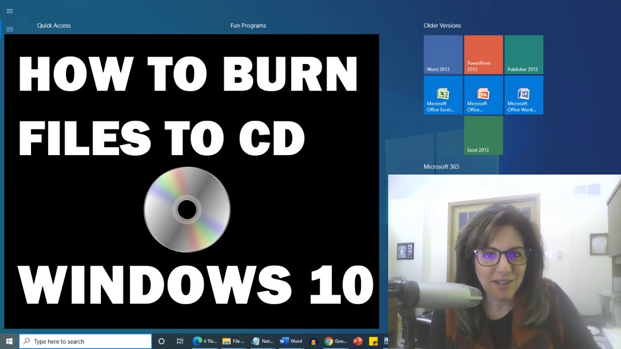 Cara burning cd tanpa aplikasi di windows 10