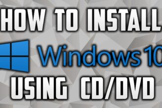 Cara instal windows 10 dengan cd