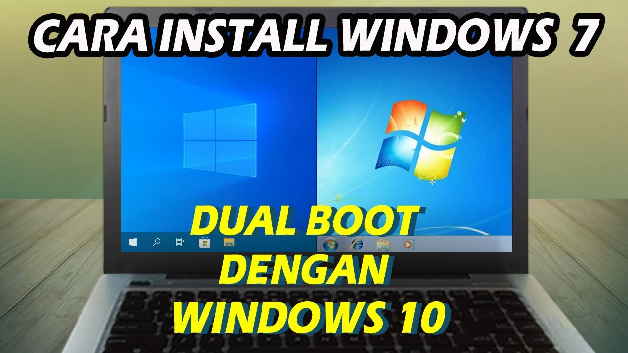 Cara install 2 windows dalam 1 pc