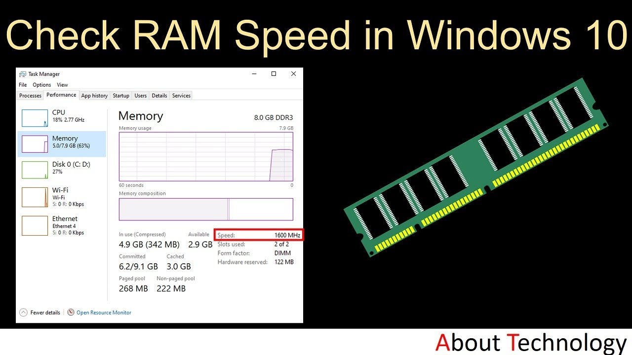 Cara melihat kecepatan ram laptop windows 7