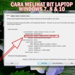 Cara melihat bit laptop windows 7