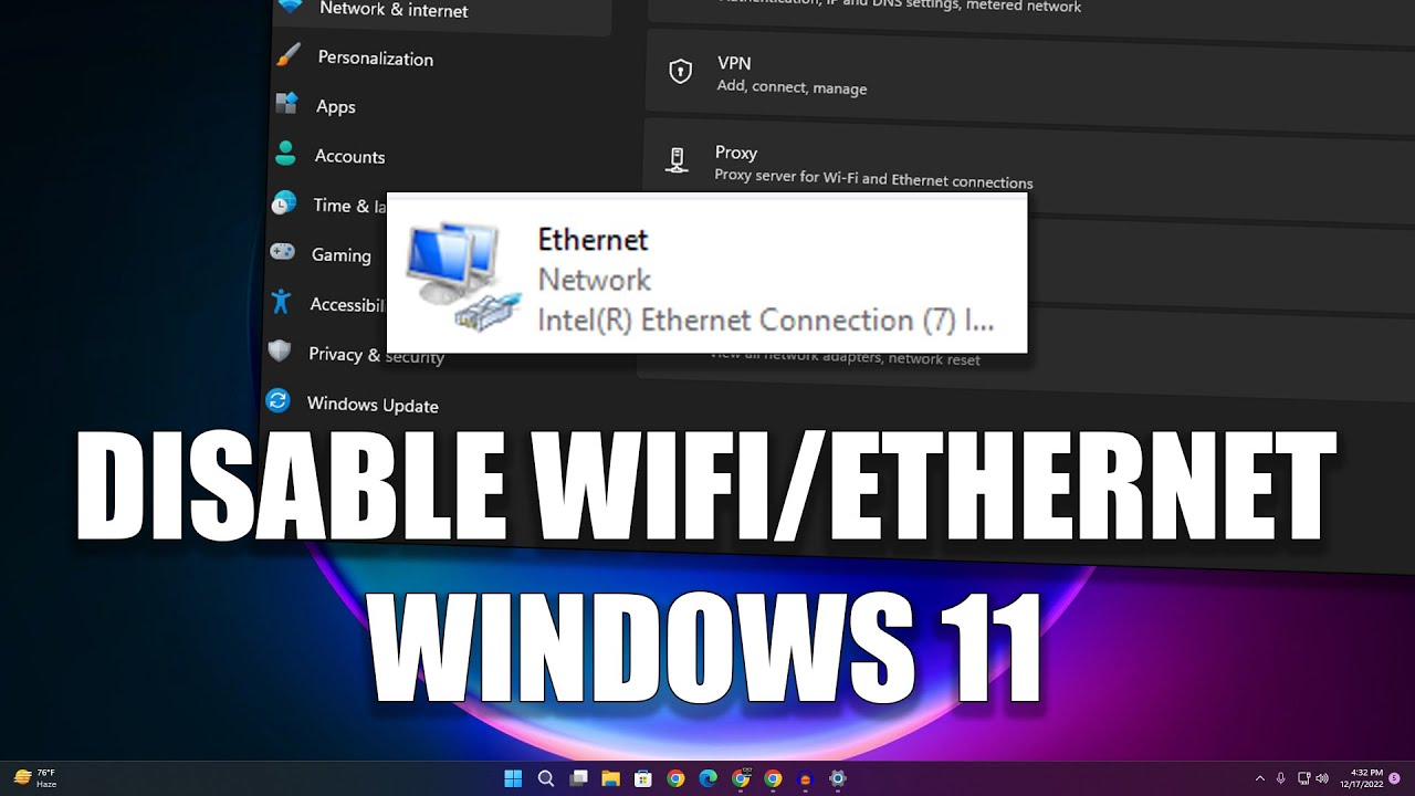 Cara mematikan internet di windows 10