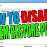 Cara mematikan system restore windows 7