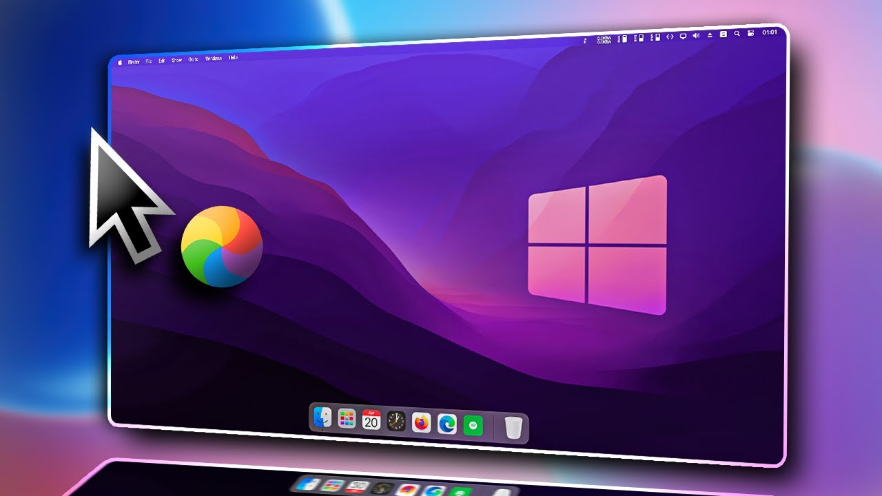 Mac windows like look make