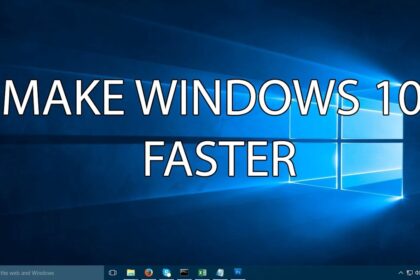 Cara membuat windows 10 lebih cepat