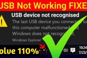 Cara memperbaiki usb not recognized windows 7