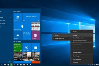 Cara memperbesar icon taskbar windows 10