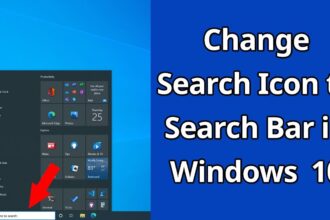 Cara menampilkan icon search di windows 10