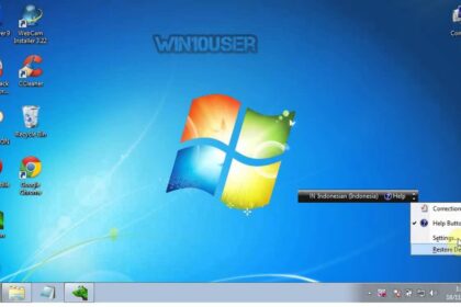 Cara menampilkan language bar di windows 7