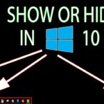 Tray system icons windows hidden hide arrow show area notification reveal click