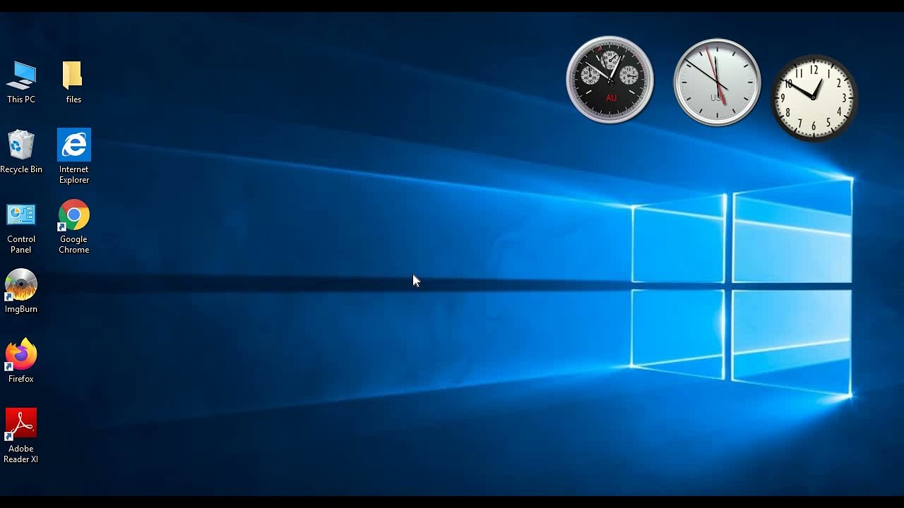 Cara menampilkan widget jam di windows 10