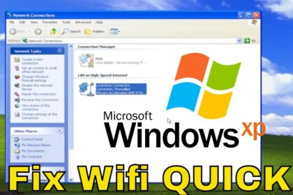 Cara mengaktifkan wifi di pc windows xp