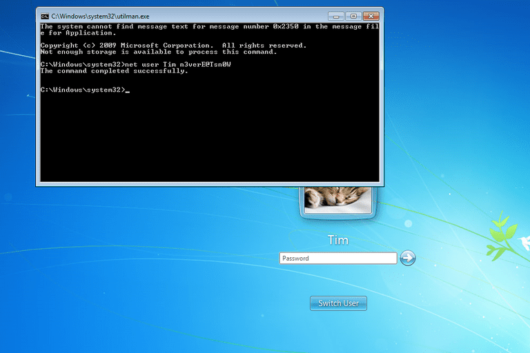 Cara reset password windows 7 dengan hiren