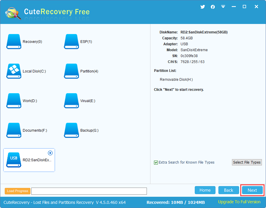 Deleted recover windows