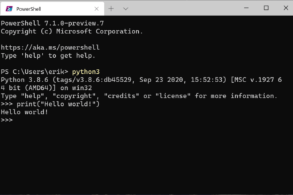 Cara membuka python di windows