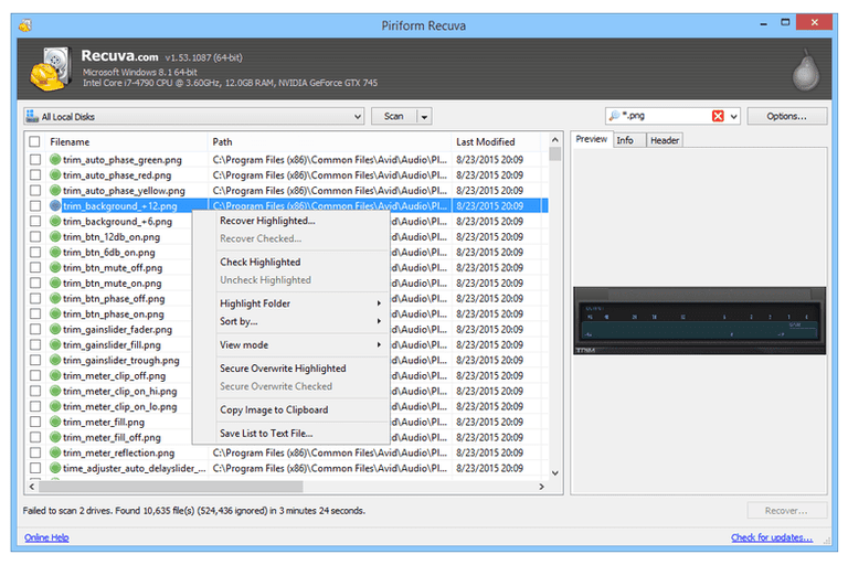 Deleted recover windows bin recycle file recovery empty after permanently puran