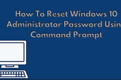 Cara reset password windows 8 dengan flashdisk