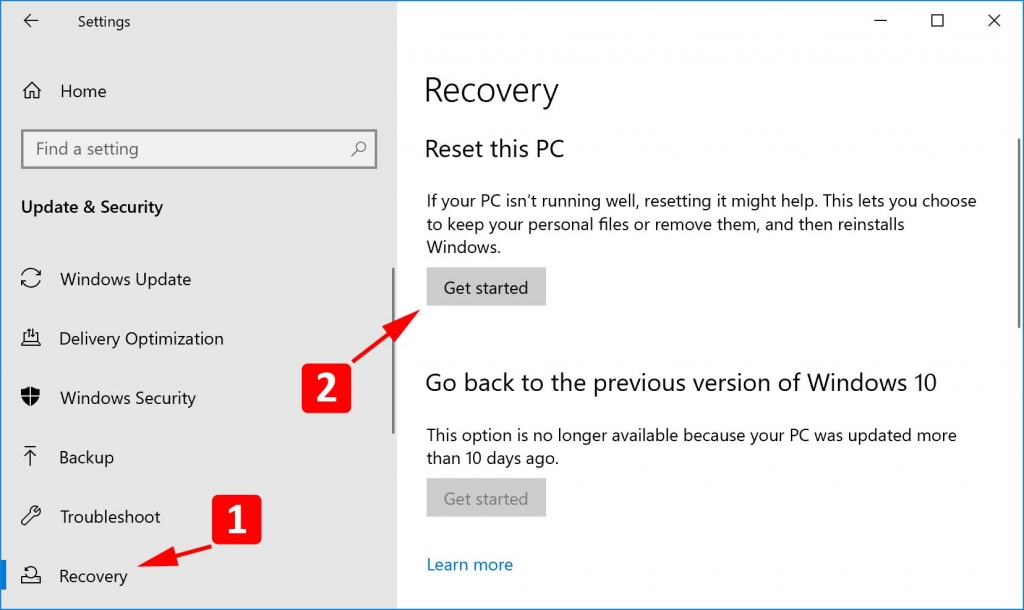 Cara format ulang windows 10