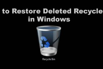 Deleted recycle recover