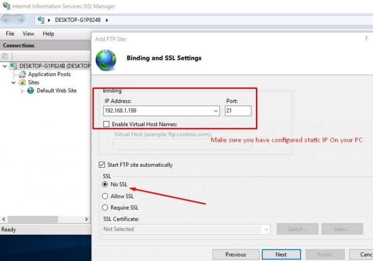 Cara konfigurasi ftp server di windows 10