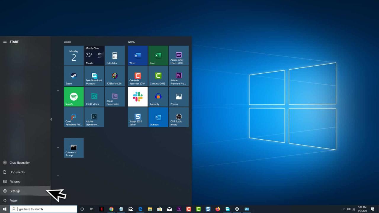 Cara menghilangkan animasi windows 10