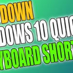 Shortcut shutdown