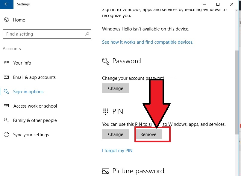 Cara menghapus password laptop windows 10