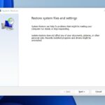 Restore backup