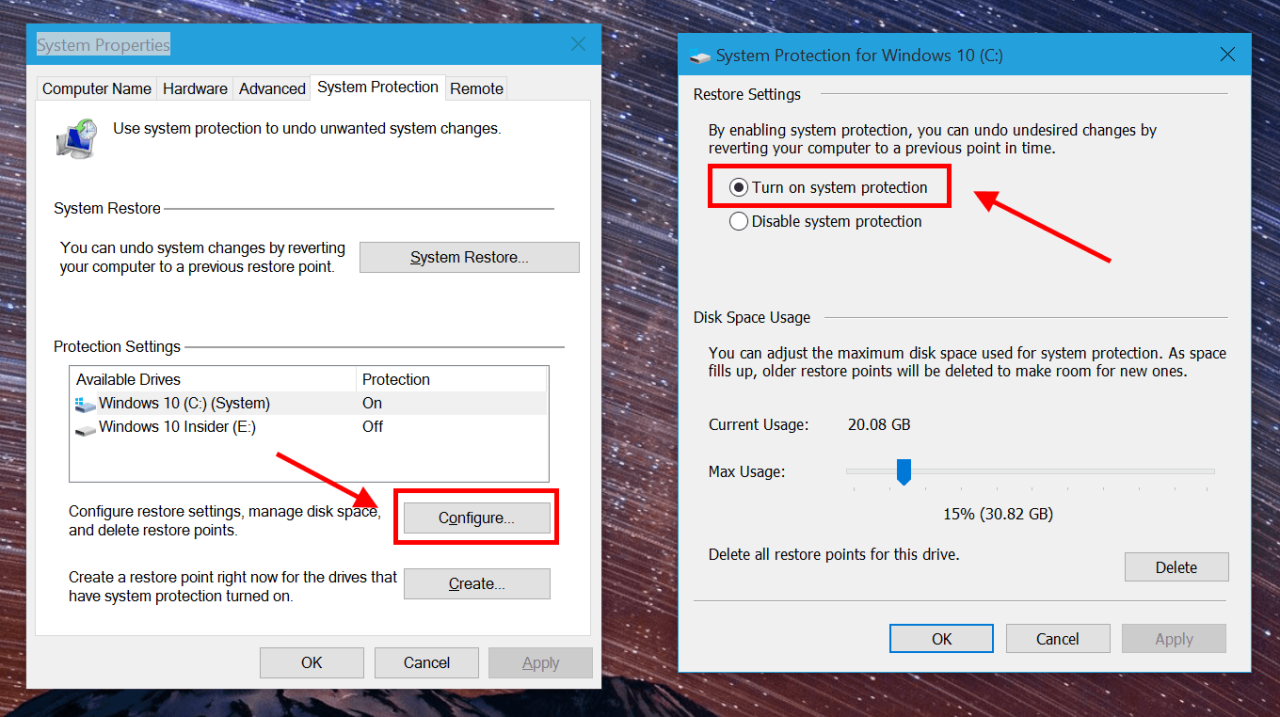 Windows restore point system screen after fix logon exe login desktop create run points disk cannot recovery tip installation even