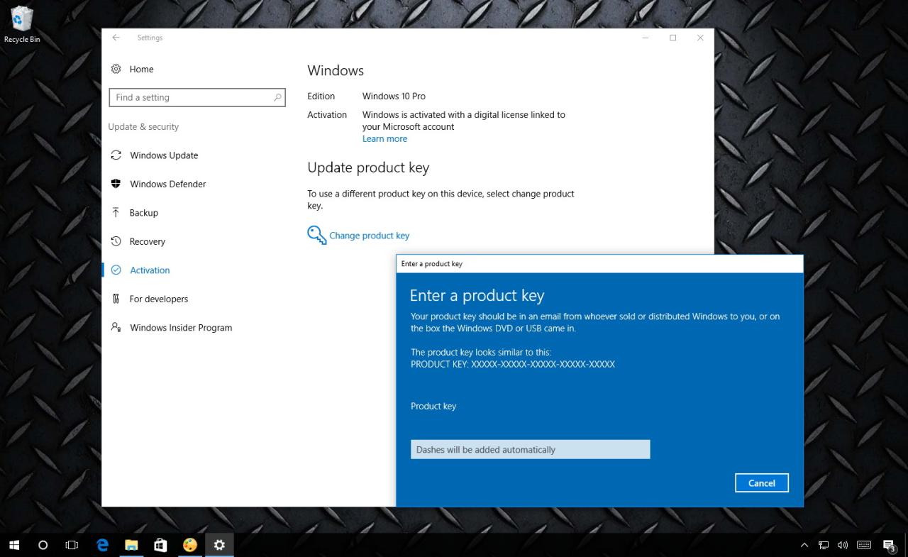 Cara upgrade dari windows 10 home ke pro