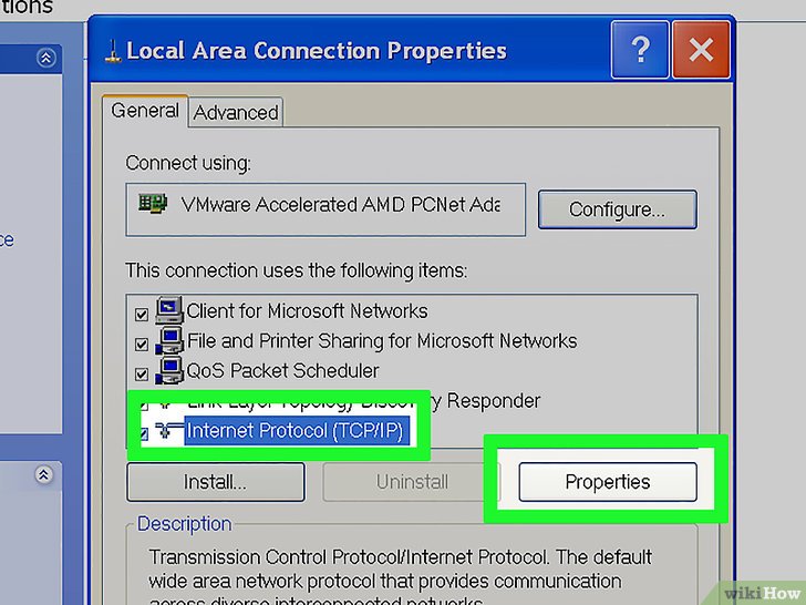 Cara setting jaringan internet di windows xp