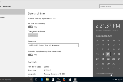 Cara ganti tanggal windows 10