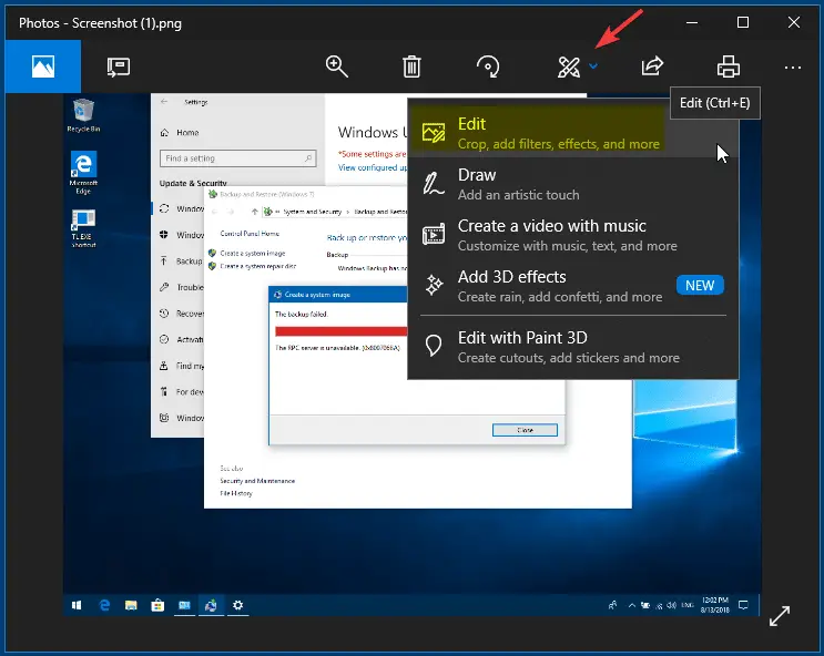 Cara memotong gambar di windows 10