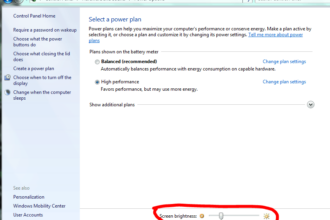 Cara mengecilkan brightness di windows 7