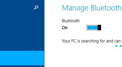 Cara mengaktifkan bluetooth windows 8