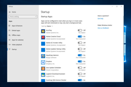 Cara mematikan aplikasi startup windows 10