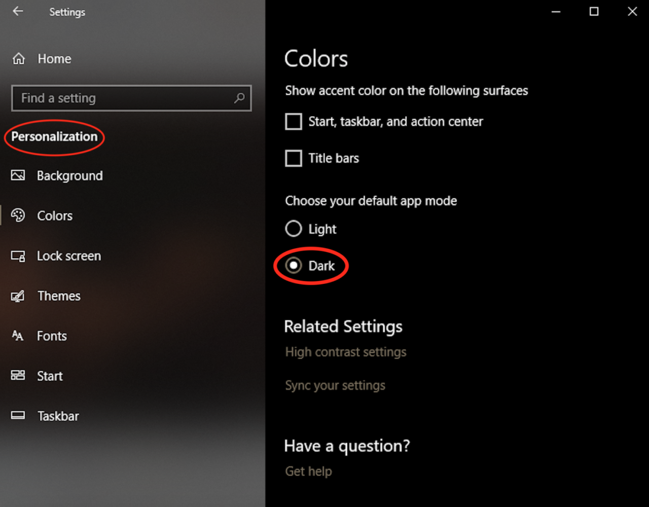 Cara membuat windows 10 dark mode